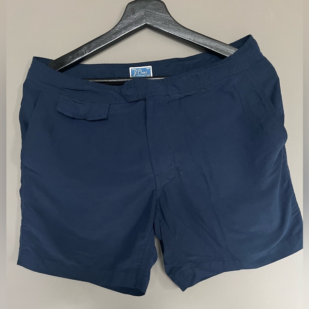 J.Crew Men's Tab Front Lined Swim Trunk, 6" Inseam, 30W